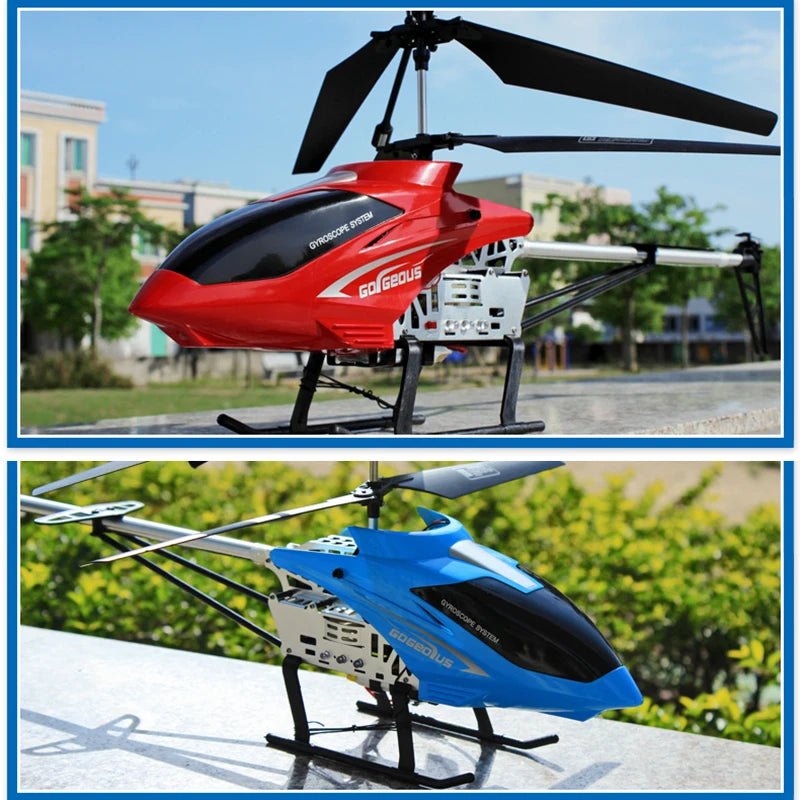 “3.5CH RC Helicopter – Extra Large Remote Control Drone, Durable Rechargeable UAV Toy for Kids Outdoor Flying & Gifts” - RELUX.STORE