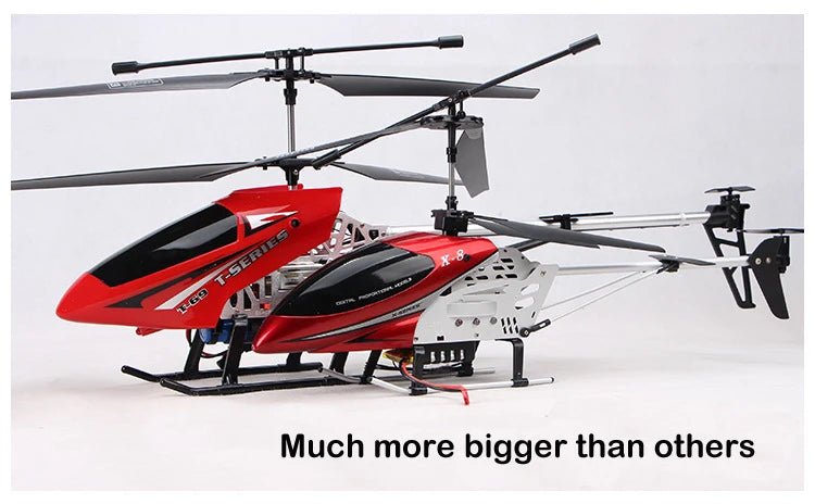 “3.5CH RC Helicopter – Extra Large Remote Control Drone, Durable Rechargeable UAV Toy for Kids Outdoor Flying & Gifts” - RELUX.STORE