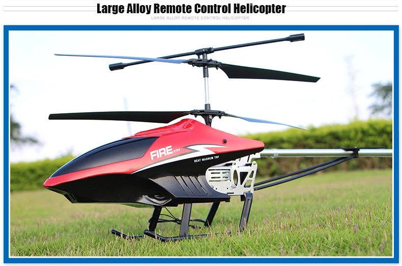 “3.5CH RC Helicopter – Extra Large Remote Control Drone, Durable Rechargeable UAV Toy for Kids Outdoor Flying & Gifts” - RELUX.STORE