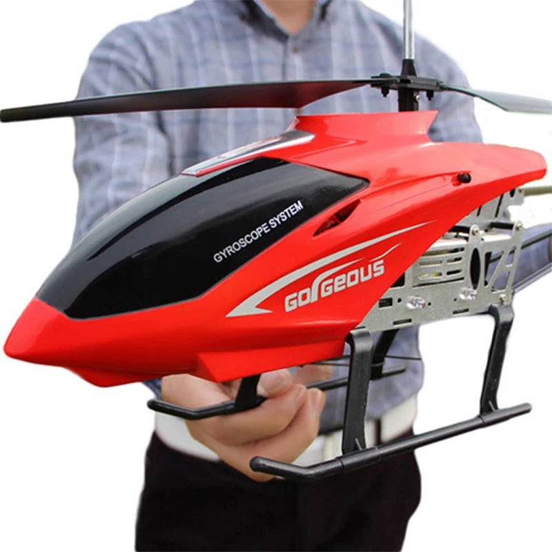 “3.5CH RC Helicopter – Extra Large Remote Control Drone, Durable Rechargeable UAV Toy for Kids Outdoor Flying & Gifts” - RELUX.STORE
