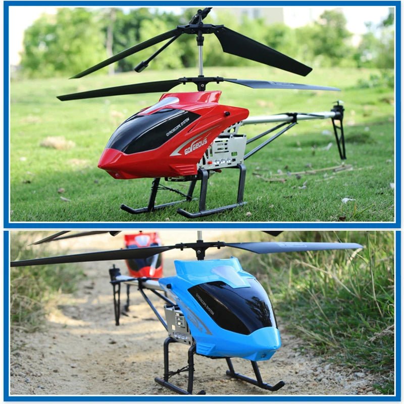 “3.5CH RC Helicopter – Extra Large Remote Control Drone, Durable Rechargeable UAV Toy for Kids Outdoor Flying & Gifts” - RELUX.STORE