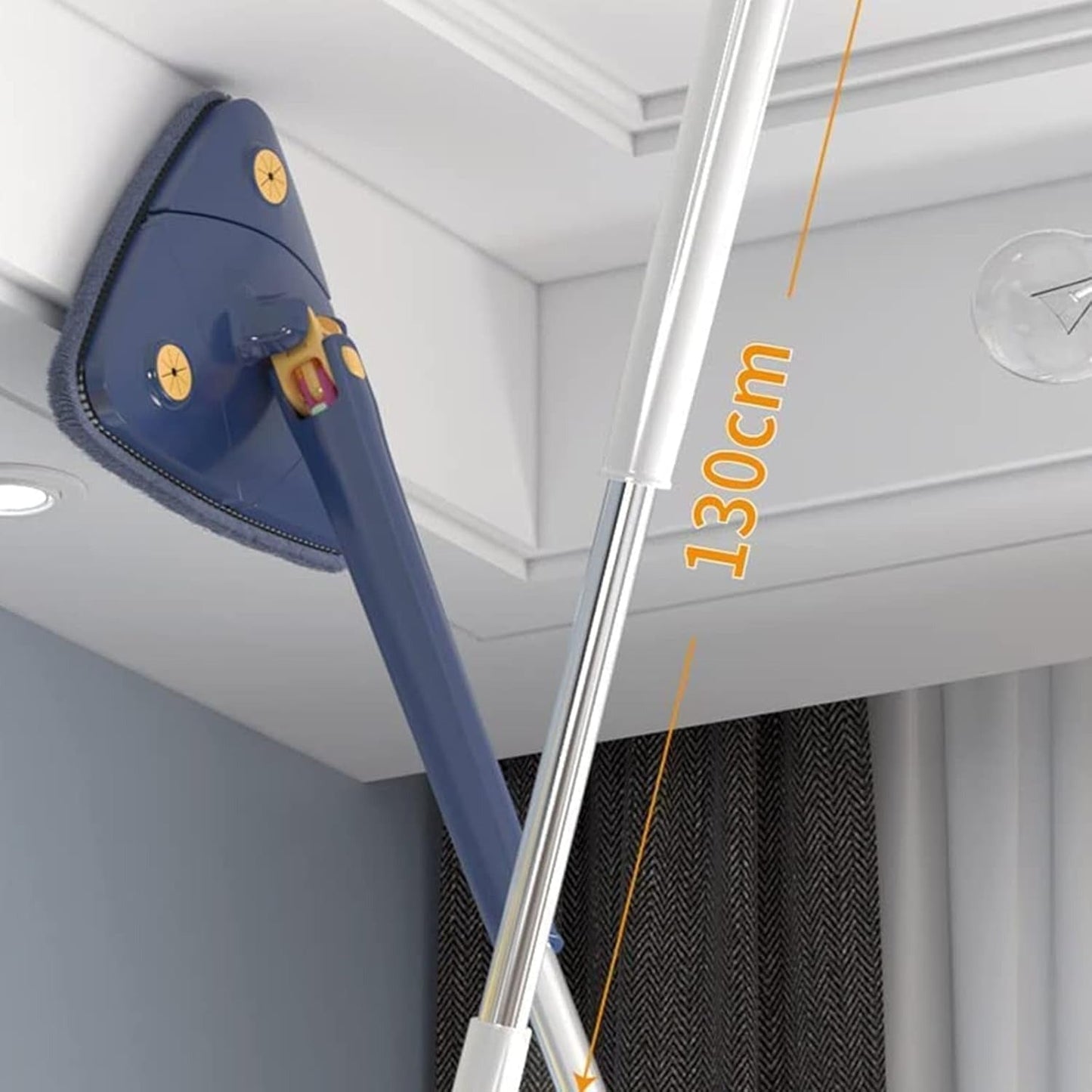 360 Degree Rotatable Adjustable Triangle Cleaning Mop - RELUX.STORE