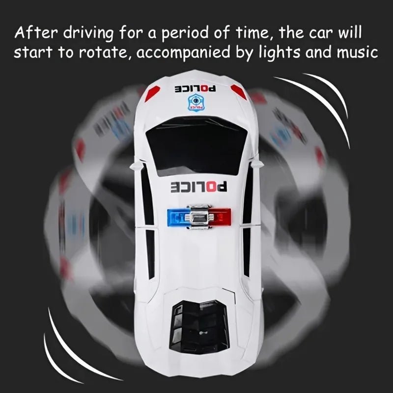 "360Β° Rotating Police Car Toy β Sound & Light with Automatic Opening Doors, Educational Vehicle for Kids" πβ¨π - RELUX.STORE
