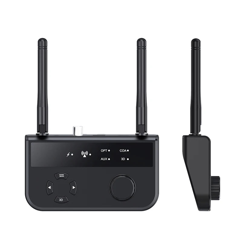 3D Stereo Bluetooth 5.3 Audio Receiver Optical/Coaxial/3.5mm AUX Analog Digital Signal Output Wirelss Adapter For Car Speaker - RELUX.STORE