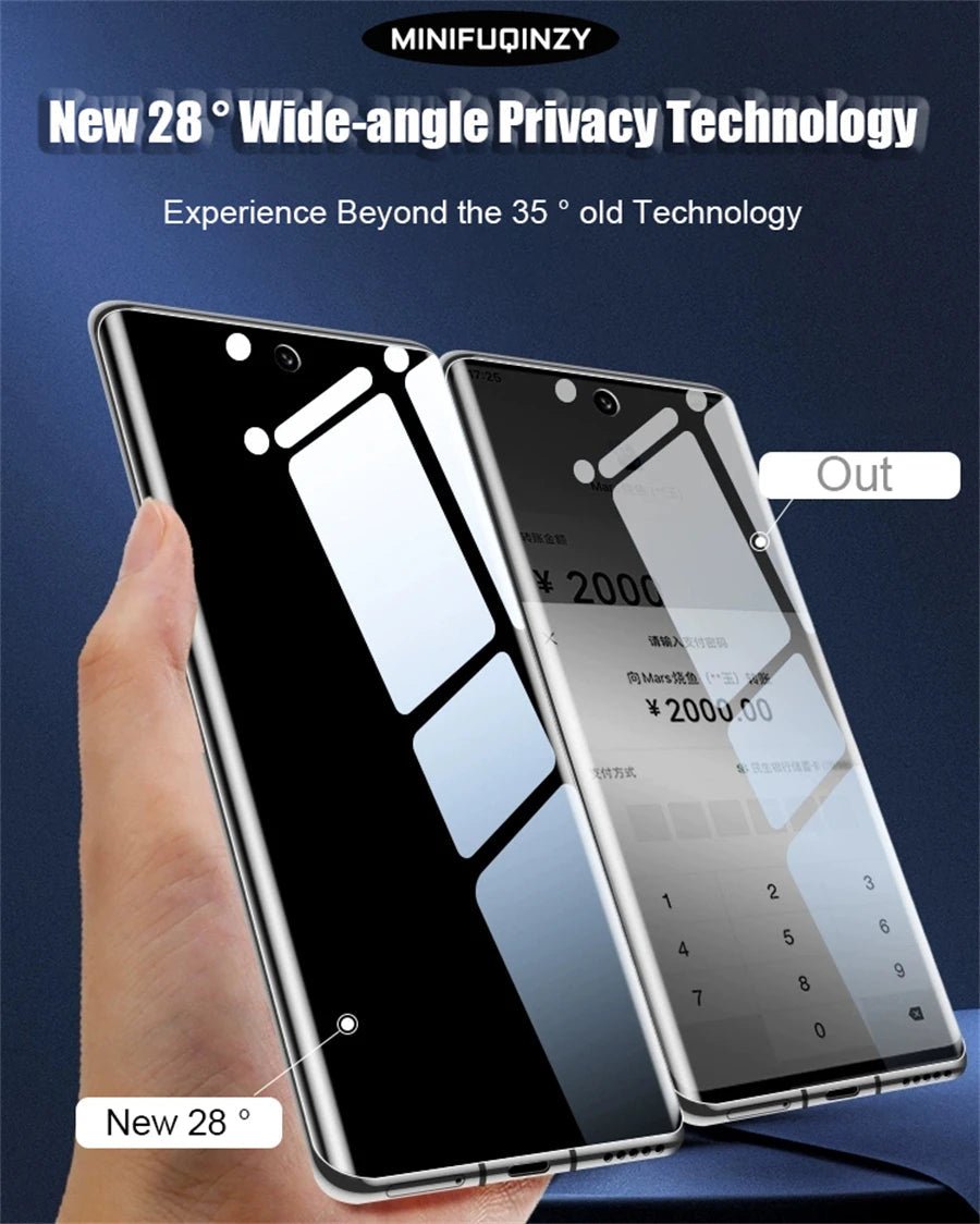 3PCS Self - Repair Privacy Film for Samsung Galaxy S25 Ultra/S24/S23/S22/S20 Plus/S21 5G/Note 20 – Non - Glass Screen Protector - RELUX.STORE