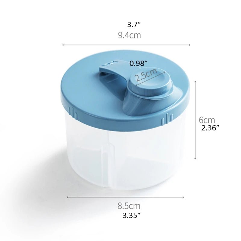 4 Compartments Baby Food Storage Box Newborn Milk Powder Container Formula Dispenser Portable Newborn Baby Things Snacks Cups - RELUX.STORE4 Compartments Baby Food Storage Box Newborn Milk Powder Container Formula Dispenser Portable Newborn Baby Things Snacks Cups