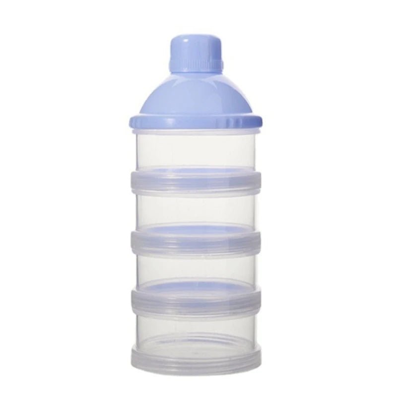 4 Compartments Baby Food Storage Box Newborn Milk Powder Container Formula Dispenser Portable Newborn Baby Things Snacks Cups - RELUX.STORE4 Compartments Baby Food Storage Box Newborn Milk Powder Container Formula Dispenser Portable Newborn Baby Things Snacks Cups