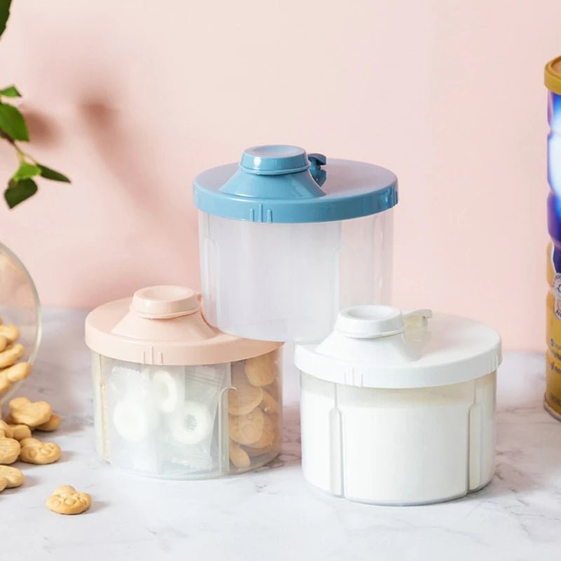 4 Compartments Baby Food Storage Box Newborn Milk Powder Container Formula Dispenser Portable Newborn Baby Things Snacks Cups - RELUX.STORE4 Compartments Baby Food Storage Box Newborn Milk Powder Container Formula Dispenser Portable Newborn Baby Things Snacks Cups