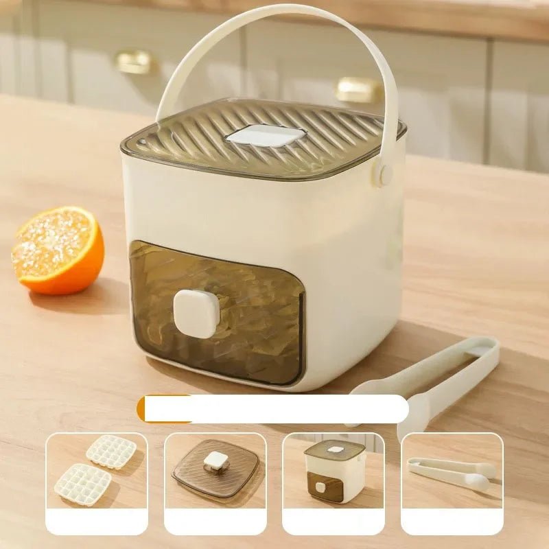 48 Grid Ice Cube Mold Reusable Refrigerator Ice Maker One - touch Easy Release Homemade Ice Cube Tray Mold Home Ice Making Tool - RELUX.STORE