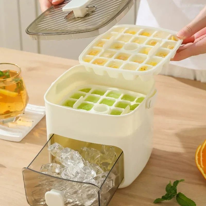 48 Grid Ice Cube Mold Reusable Refrigerator Ice Maker One - touch Easy Release Homemade Ice Cube Tray Mold Home Ice Making Tool - RELUX.STORE