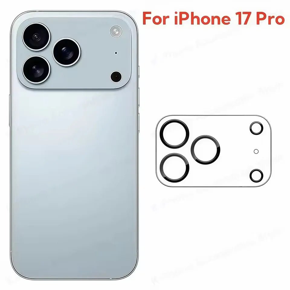 "4PCS Camera Lens Protector for iPhone 17/17 Air/17 Pro/17 Pro Max – Full - Cover HD Clear 9H Tempered Glass, Anti - Scratch & Waterproof Lens Film" - RELUX.STORE