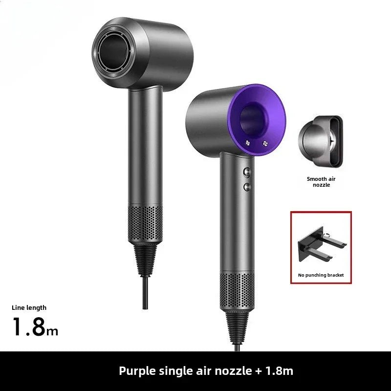 5 in 1 Professional Hair Dryer, with Hot and Cold Air Functionality - Lightweight and Thermostatic Styling Tool for Smooth Hair - RELUX.STORE