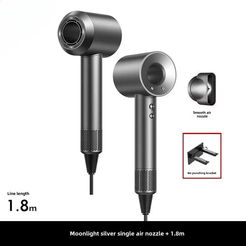 5 in 1 Professional Hair Dryer, with Hot and Cold Air Functionality - Lightweight and Thermostatic Styling Tool for Smooth Hair - RELUX.STORE