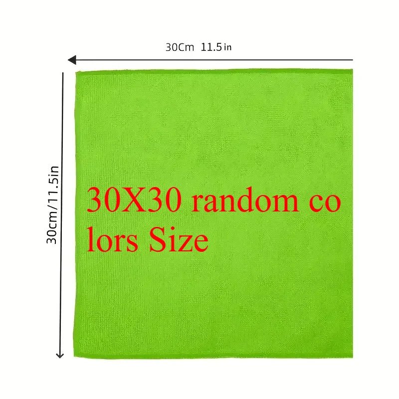 5/10/20pcs Kitchen Towel, Ultra - fine Fiber Light Gray Cleaning Cloth Set, Absorbent, Soft And Stain - removing Cloth - RELUX.STORE