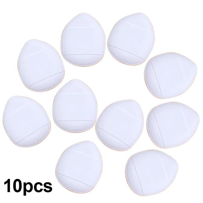 5/10Pcs Mini Finger Puff Foundation Small Air Cushion Powder Sponge Face Concealer BB Cream Cosmetic Applicator Makeup Tools - RELUX.STORE