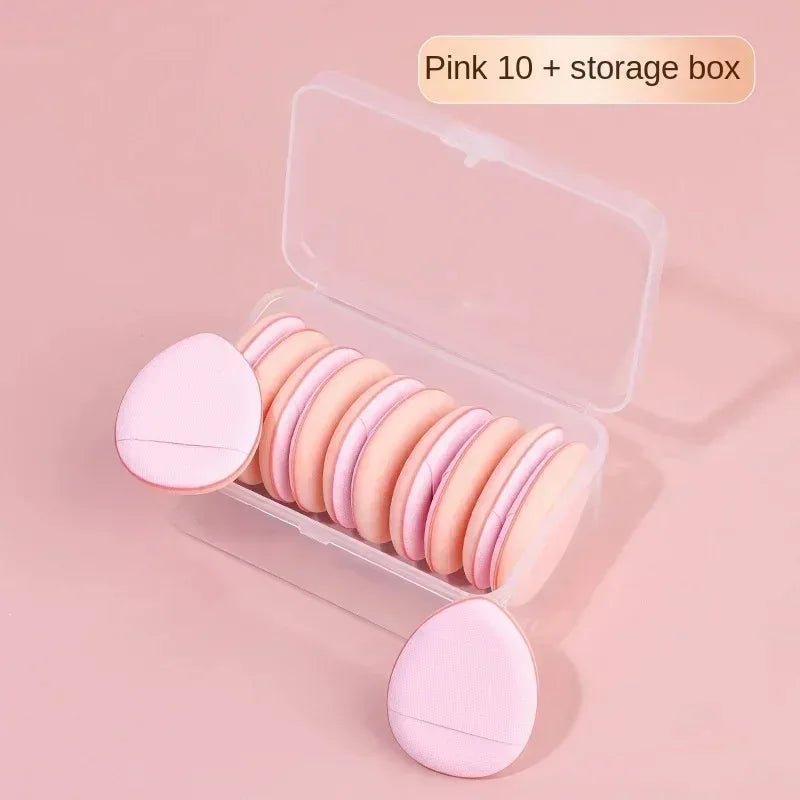 5/10Pcs Mini Finger Puff Foundation Small Air Cushion Powder Sponge Face Concealer BB Cream Cosmetic Applicator Makeup Tools - RELUX.STORE