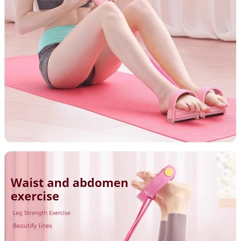 "6 - Level Resistance Band Tensioner – Home Fitness Equipment with Non - Slip Handles for Abdominal, Core & Yoga Training by Relux.Store" - RELUX.STORE