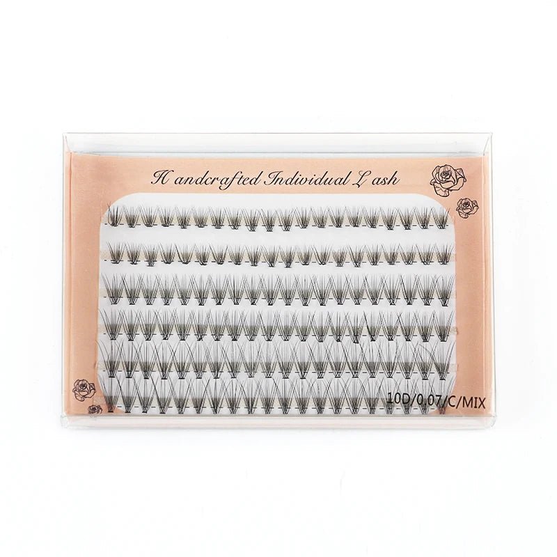 6 Rows 120 Bundles Eyelash Extension Natural Russian Volume Faux Cils Eyelashes Individual 10/20/30D Cluster False Lashes Makeup - RELUX.STORE
