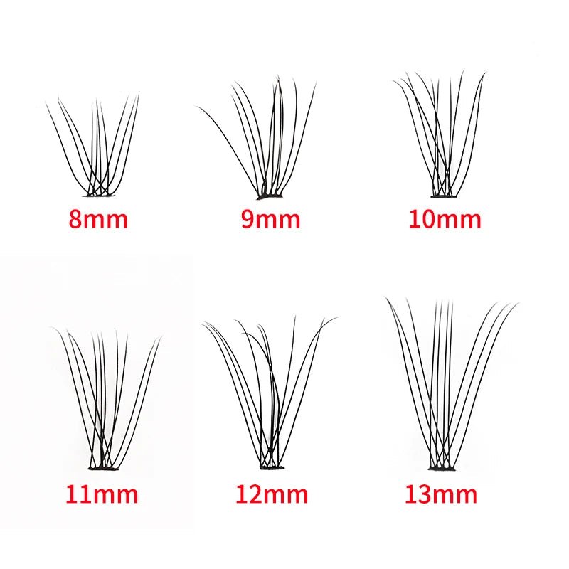6 Rows 120 Bundles Eyelash Extension Natural Russian Volume Faux Cils Eyelashes Individual 10/20/30D Cluster False Lashes Makeup - RELUX.STORE