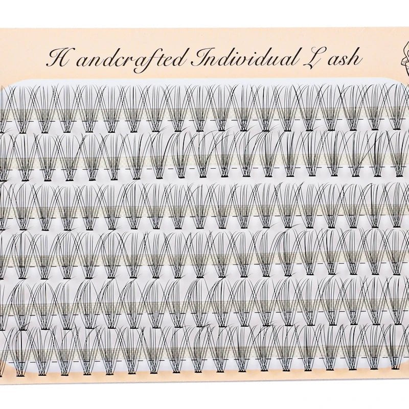 6 Rows 120 Bundles Eyelash Extension Natural Russian Volume Faux Cils Eyelashes Individual 10/20/30D Cluster False Lashes Makeup - RELUX.STORE