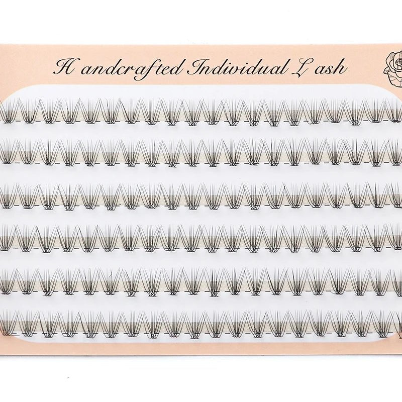 6 Rows 120 Bundles Eyelash Extension Natural Russian Volume Faux Cils Eyelashes Individual 10/20/30D Cluster False Lashes Makeup - RELUX.STORE
