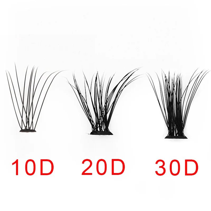 6 Rows 120 Bundles Eyelash Extension Natural Russian Volume Faux Cils Eyelashes Individual 10/20/30D Cluster False Lashes Makeup - RELUX.STORE