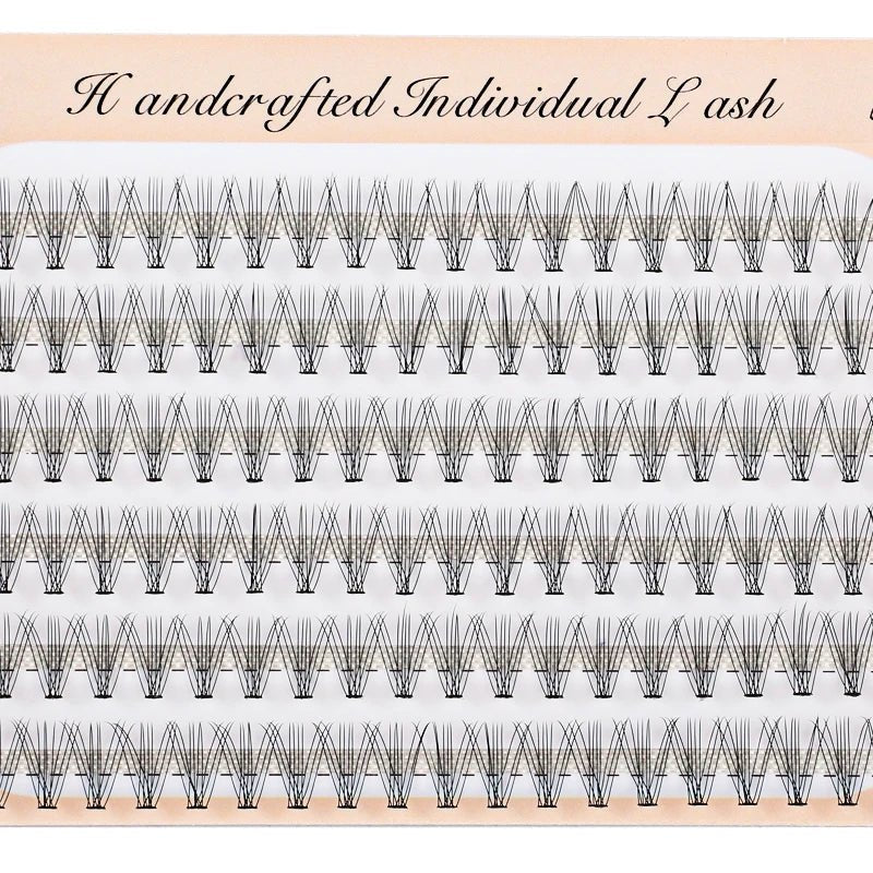 6 Rows 120 Bundles Eyelash Extension Natural Russian Volume Faux Cils Eyelashes Individual 10/20/30D Cluster False Lashes Makeup - RELUX.STORE