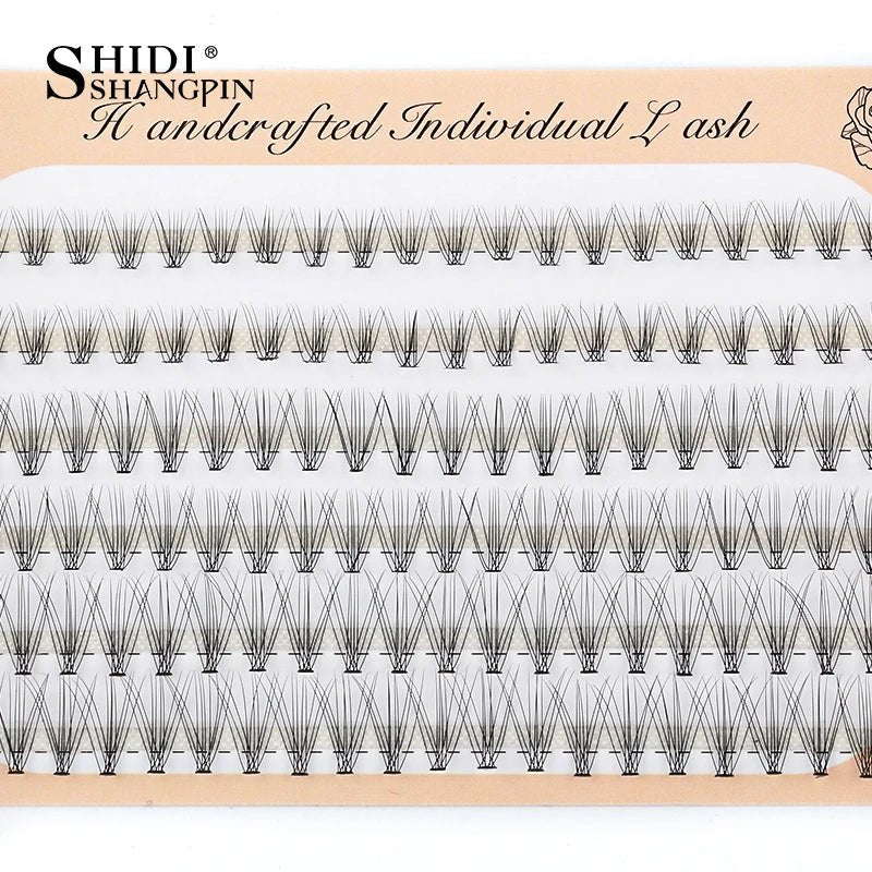 6 Rows 120 Bundles Eyelash Extension Natural Russian Volume Faux Cils Eyelashes Individual 10/20/30D Cluster False Lashes Makeup - RELUX.STORE