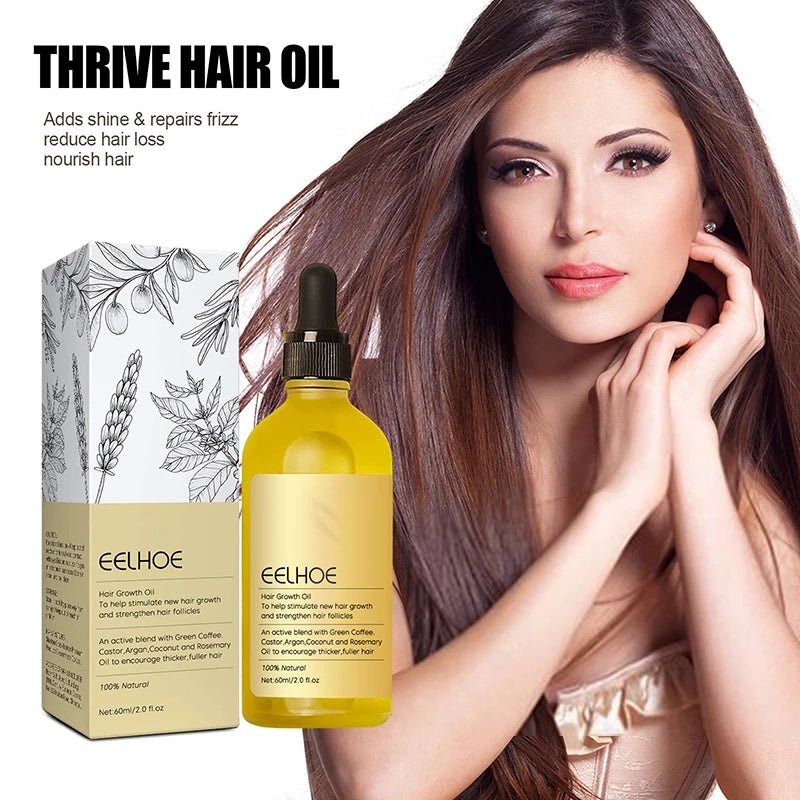 60ml Rosemary Dense Hair Essential Oil Veganic Lavender Repair Hairs Damage Prevent Hair Loss Smooth Hairs Nourish Hair Care Oil - RELUX.STORE