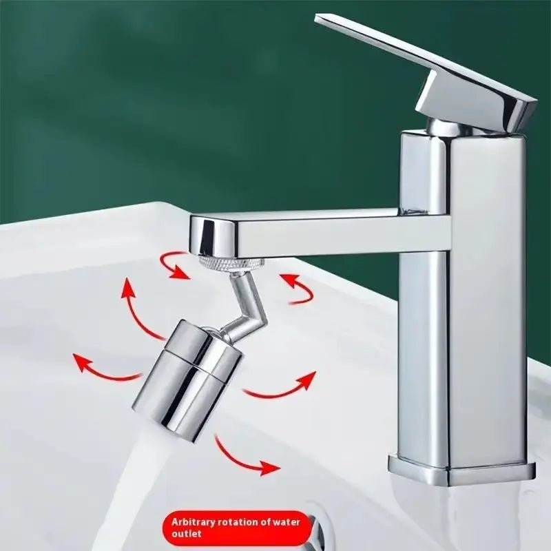 720 Degree Rotating Faucet Bubbler Single Mode Universal Faucet Extender Adapter Kitchen Bathroom Splash Proof Faucet Nozzle - RELUX.STORE