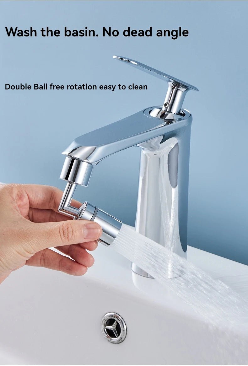 720 Degree Rotating Faucet Bubbler Single Mode Universal Faucet Extender Adapter Kitchen Bathroom Splash Proof Faucet Nozzle - RELUX.STORE
