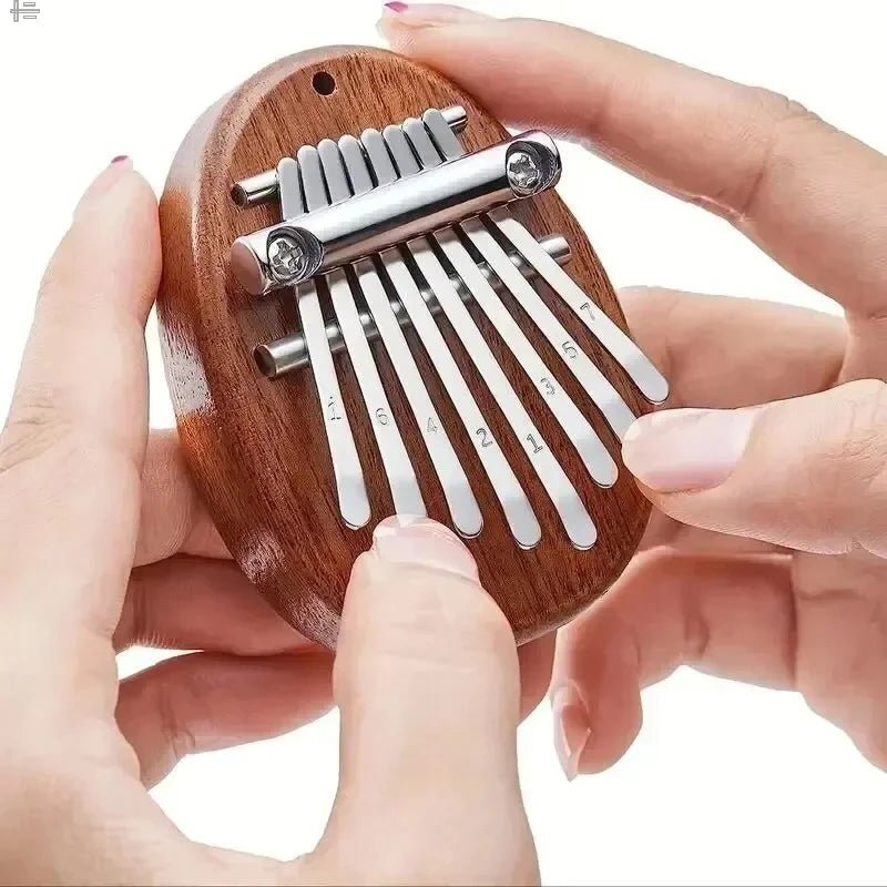 8 Key Mini Wood Kalimba High Quality Exquisite Finger Thumb Piano Marimba Musical Good Accessories Pendant Gift - RELUX.STORE