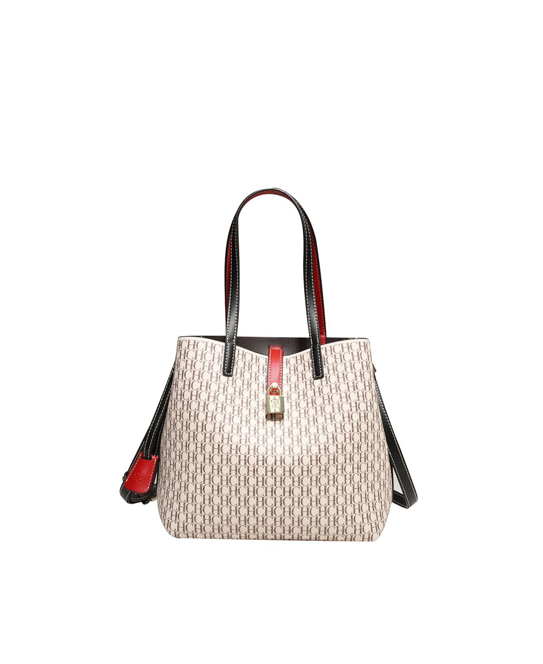CH Premium Versatile Leather Crossbody Bag Ladies Large Capacity Daily Commuter Tote Bag Letter Print Design Ladies Fashion RELUX.STORE