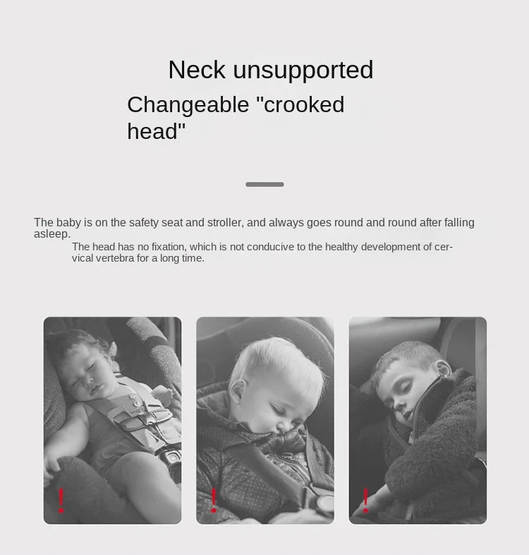 New Baby Pillow Protective Travel Car Seat Head Neck Support Pillows Newborn Children U Shape Headrest Toddler Cushion 0-3 Years