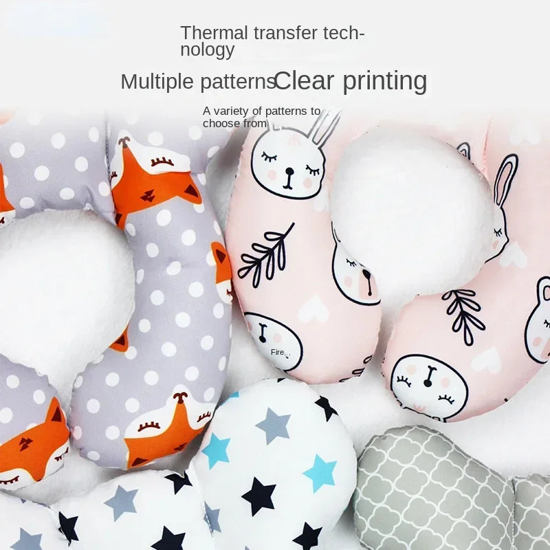 New Baby Pillow Protective Travel Car Seat Head Neck Support Pillows Newborn Children U Shape Headrest Toddler Cushion 0-3 Years
