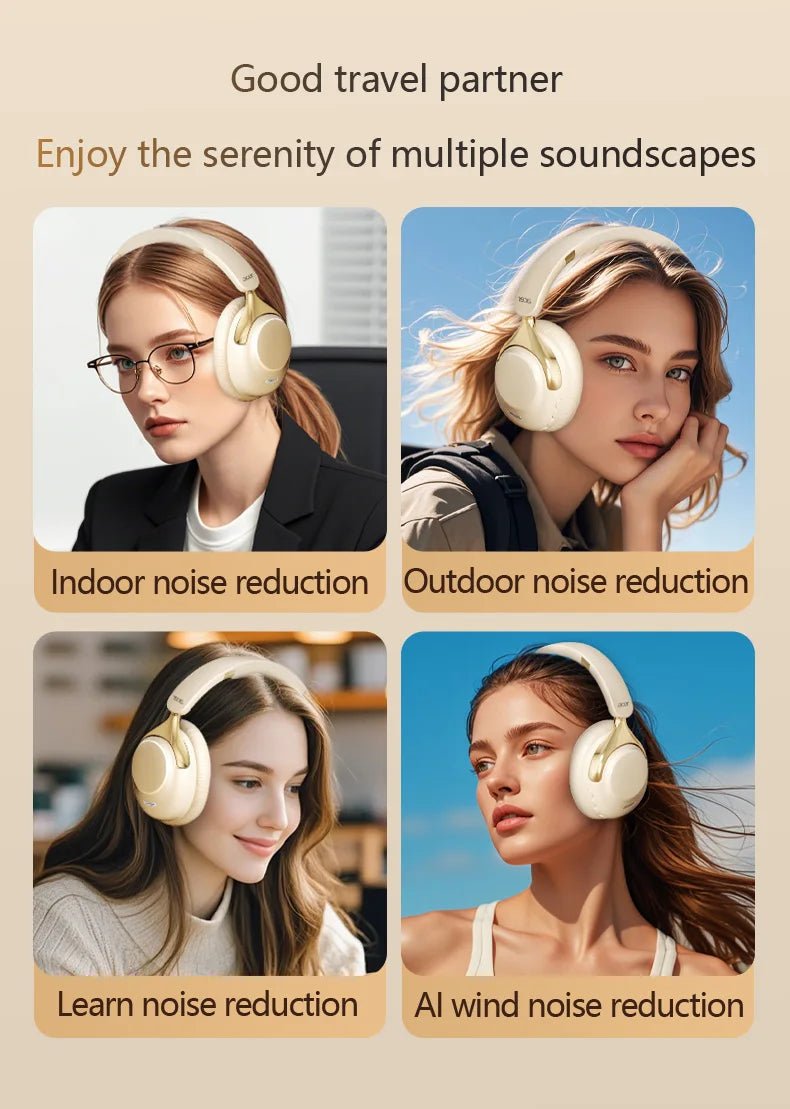Acer OHR524 ANC Wireless Headphones – HD Mic, 360° Surround Sound, Noise - Cancelling Bluetooth Gamer & Sports Earphones - RELUX.STORE