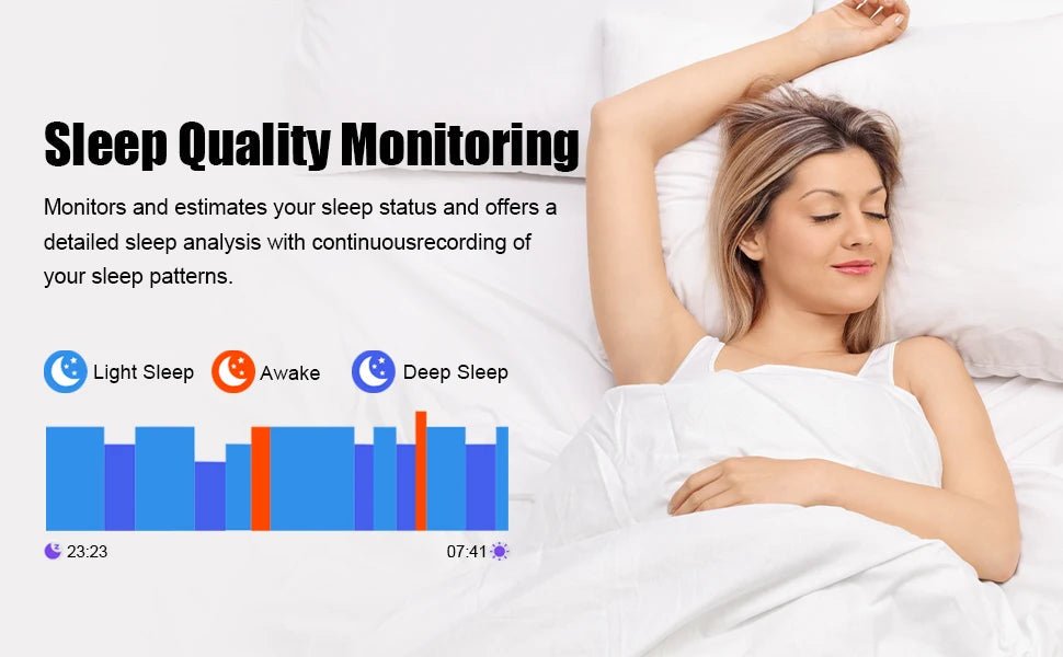 AI Voice Assistant Smart Watch for Men Women, 1.96'' HD Screen Activity Trackers with 100+Sports/ Sleep/ Heart Rate Monitor - RELUX.STORE