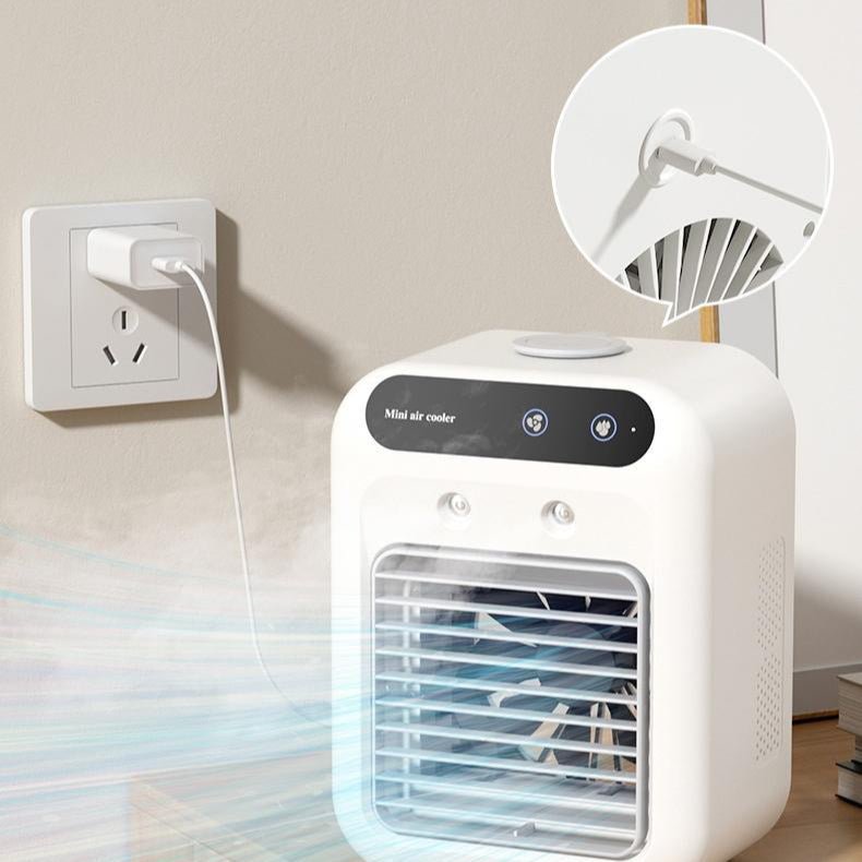 Air Conditioner Air Cooler Fan Water Cooling Fan Air Conditioning for Room Office Portable Air Conditioner Cars - RELUX.STORE