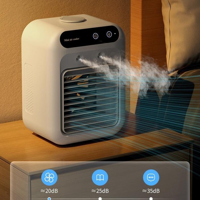 Air Conditioner Air Cooler Fan Water Cooling Fan Air Conditioning for Room Office Portable Air Conditioner Cars - RELUX.STORE