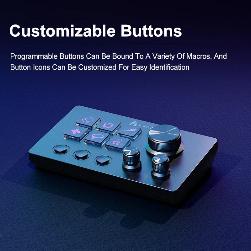 Ajazz AKP03E Programmable Macro Keyboard Multifunctional Console Panel Assistente Custom Button Mini Keyboard For PC Laptop - RELUX.STORE