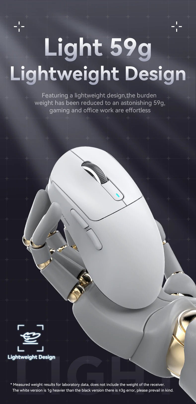 Attack Shark X3Pro X3 Wireless Mouse Lightweight PAW3395 26000dpi Tri - Mode Connection Macro Gaming Mouse for Win/Xbox/PS/Mac - RELUX.STORE