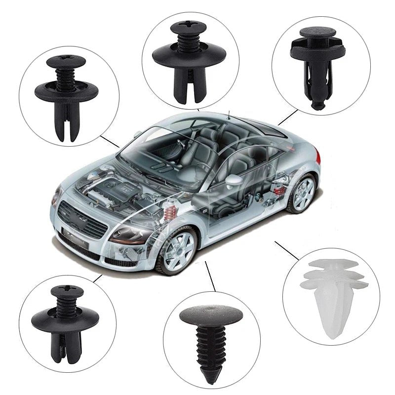Auto Fastener Clip Mixed Car Body Push Retainer Pin Rivet Bumper Door Trim Panel Fastener Kit Car Clips Box or Bag packaging - RELUX.STORE