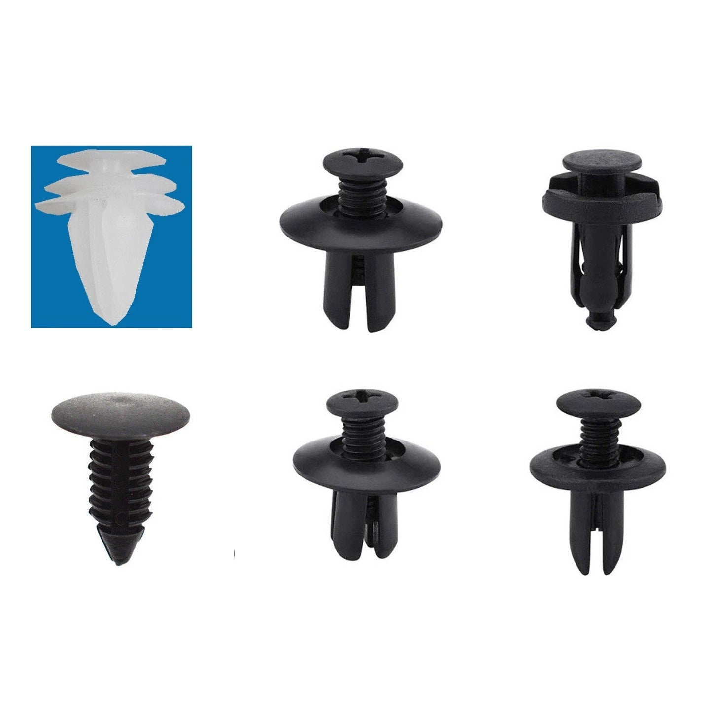 Auto Fastener Clip Mixed Car Body Push Retainer Pin Rivet Bumper Door Trim Panel Fastener Kit Car Clips Box or Bag packaging - RELUX.STORE