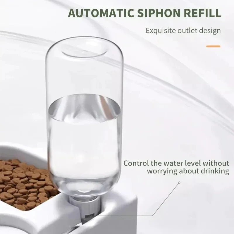 “Automatic Pet Water & Food Bowl – Multi - Functional Cat & Dog Feeding and Drinking Station, Moisture - Proof Dual - Use Bowl” - RELUX.STORE