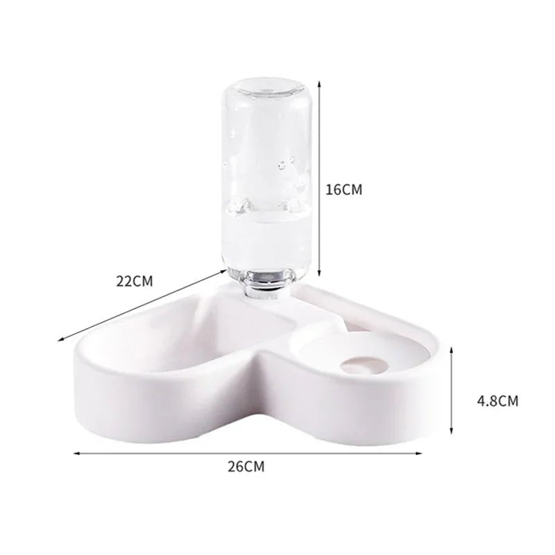 “Automatic Pet Water & Food Bowl – Multi - Functional Cat & Dog Feeding and Drinking Station, Moisture - Proof Dual - Use Bowl” - RELUX.STORE