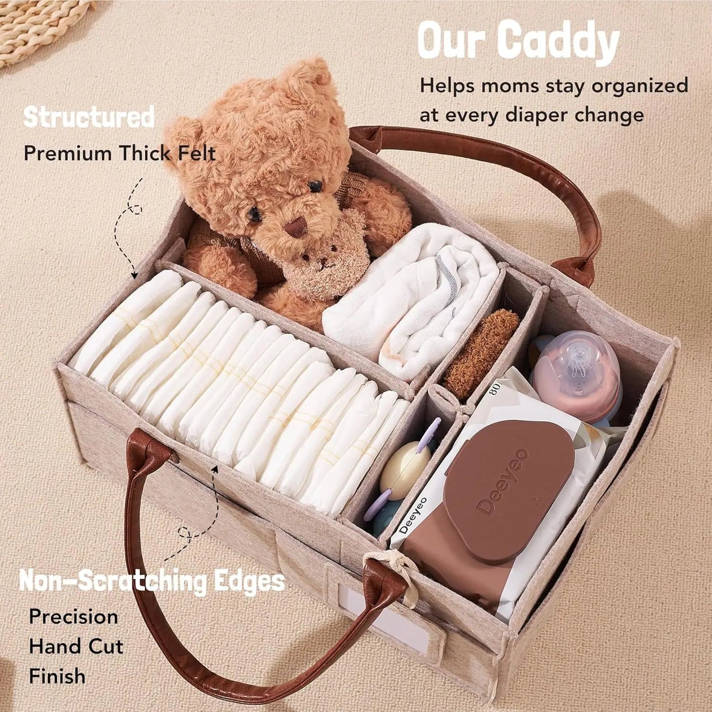 πΌ Baby Felt Storage Nursery Organizer β Keep Your Nursery Tidy & Stylish! - RELUX.STORE
