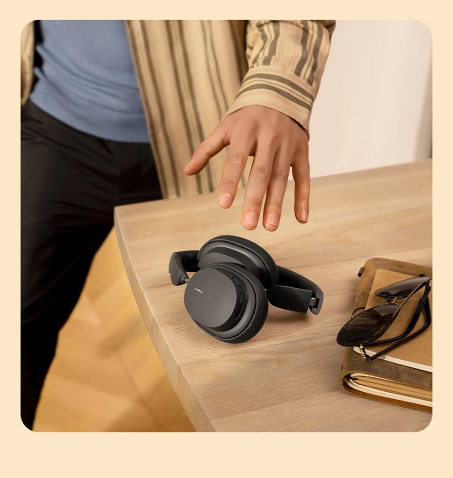 Baseus Bowie D05 Wireless Headphones – 3D Spatial Audio, Bluetooth 5.3, 40mm Drivers, Foldable Over - Ear Headset with 70H Playback - RELUX.STORE