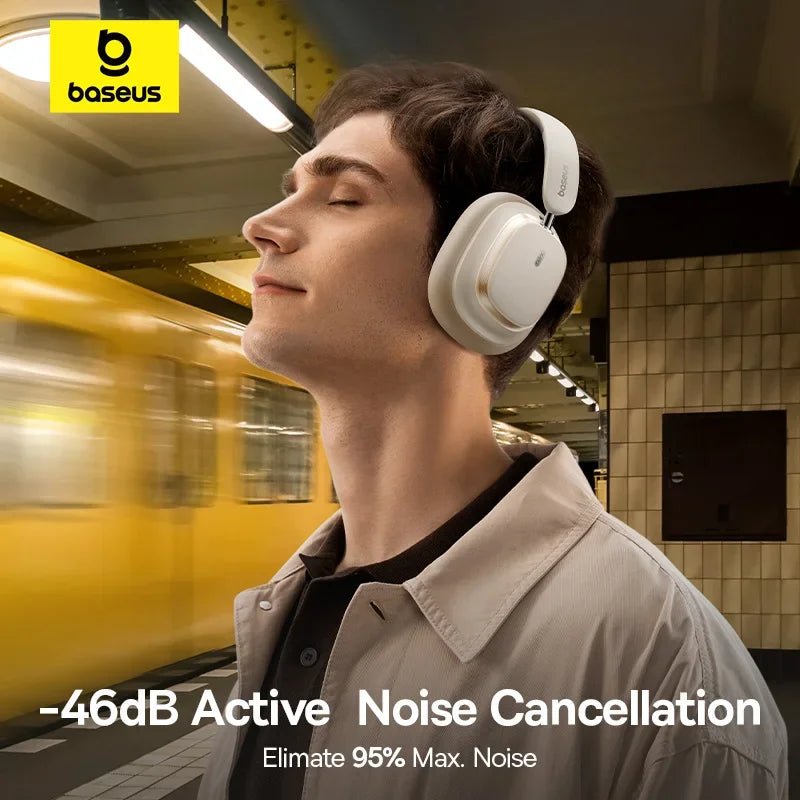 π§ Baseus Bowie H1s Wireless Over - Ear Headphones β Hi - Res Spatial Audio & 46dB Noise Cancelling πΆ - RELUX.STORE