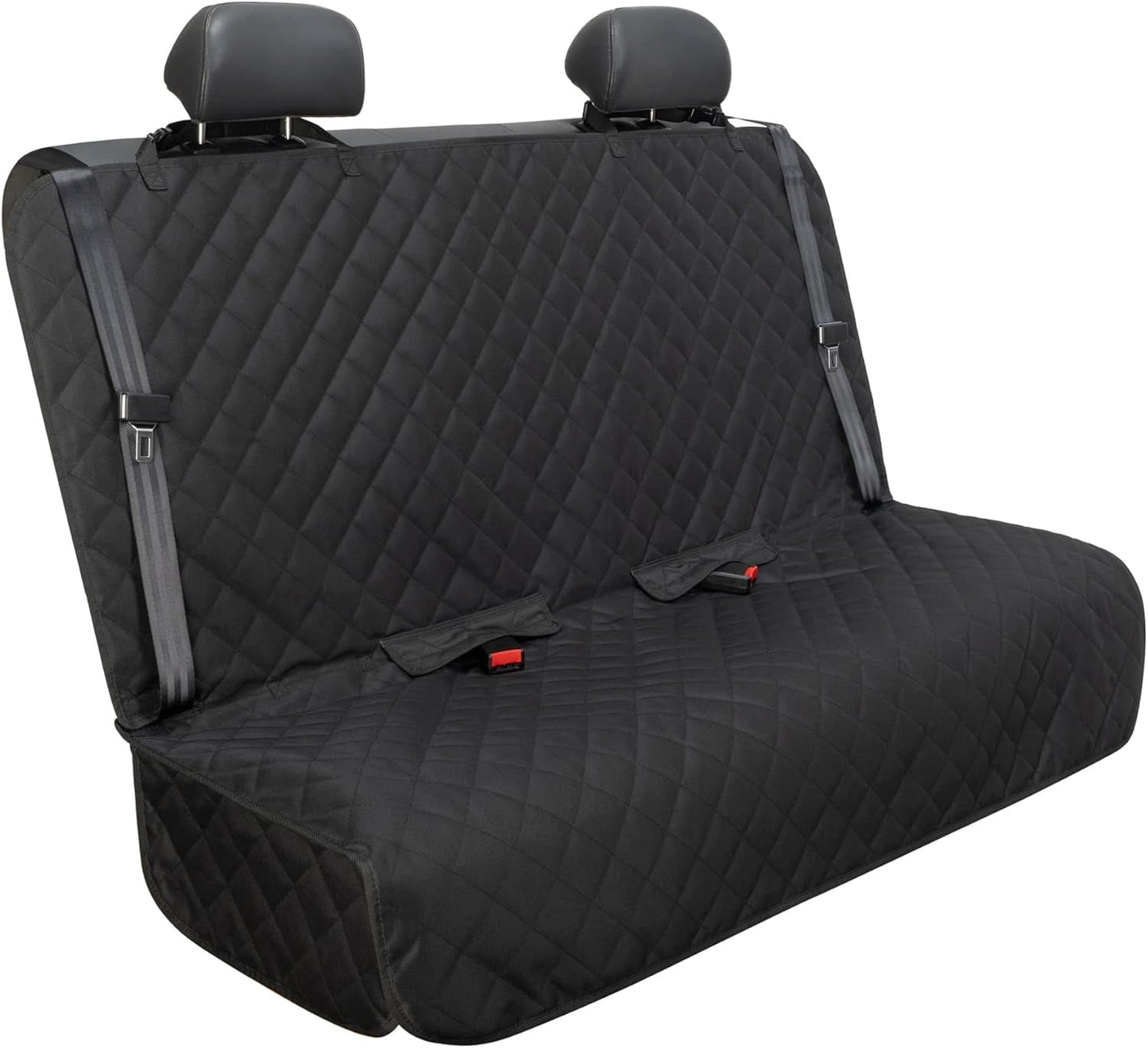 Bench Car Seat Cover Protector – Waterproof, Heavy - Duty, Nonslip Pet Car Seat Cover for Dogs, Universal Fit for Cars, Trucks & SUVs (Black) - RELUX.STORE