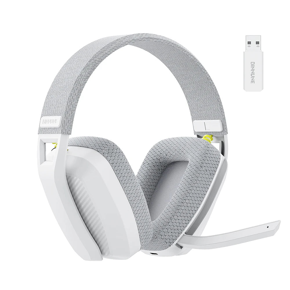 BINNUNE BW06 2.4GHz Wireless Gaming Headset – Bluetooth Headphones with Mic for PS5, PS4, PC & Mac - RELUX.STORE